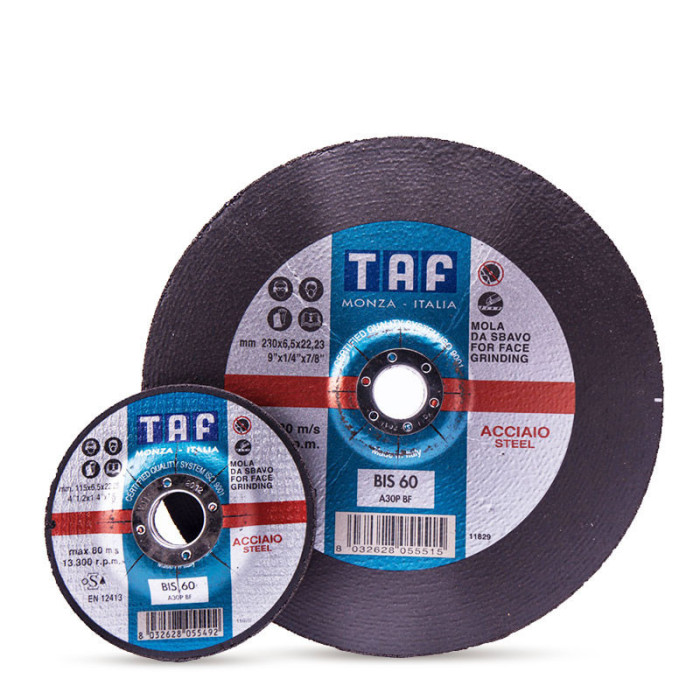 krepezhgroup product Диск за шлайфане на метал и чугун TAF BIS60-Universal Series image