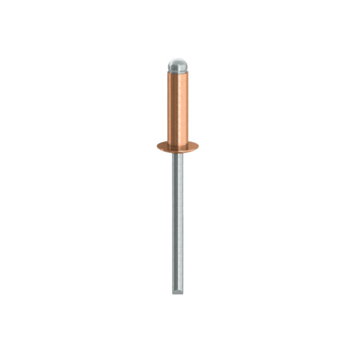 krepezhgroup product Поп-нит, DIN 7337A, Al/St, Copper Мед Ø 4 x 6 image