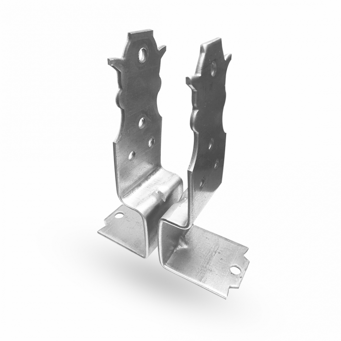 krepezhgroup product Основа за греда, регулируема, декоративна, комплект, ТИП 2, поцинкована image
