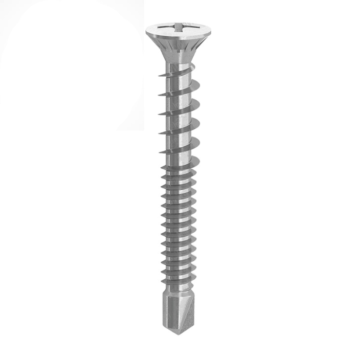 krepezhgroup product Самопробивен винт с 2 различни резби за PVC с RIBS image