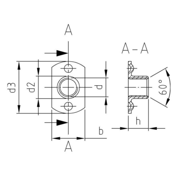 krepezhgroup product Заваръчни гайки 2 точки на заваряване А2 M8 image