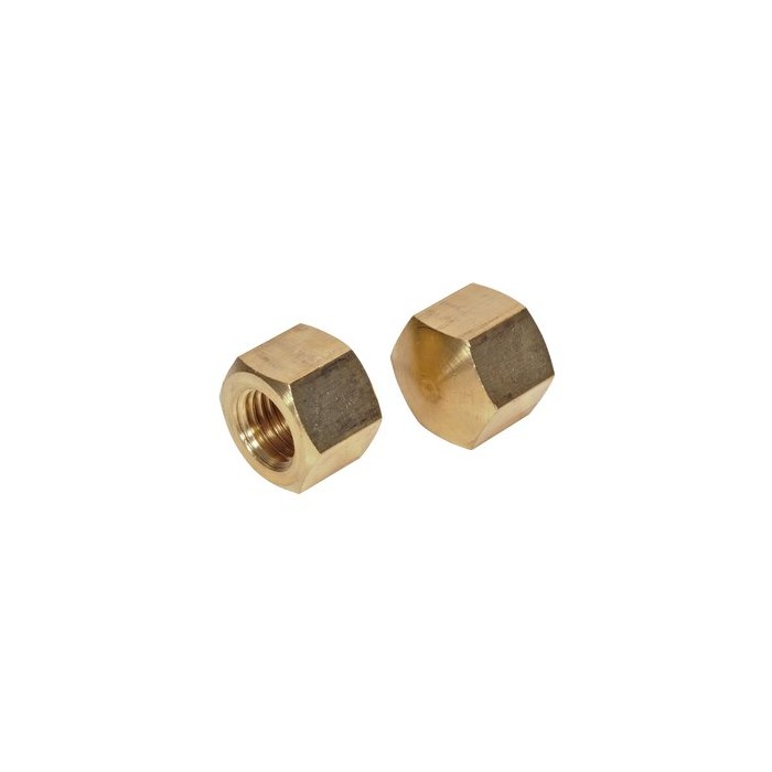 krepezhgroup product Гайка глуха ниска DIN 917 месинг M4 image
