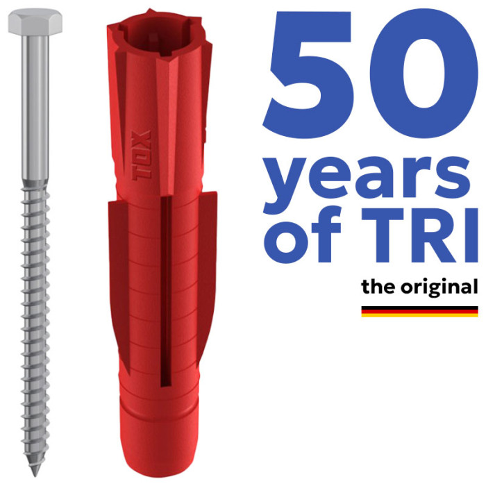 krepezhgroup product Дюбел TOX TRI ORIGINAL с винт шестостенна глава Ф8х51 image