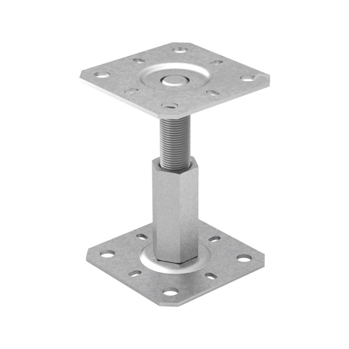 krepezhgroup product Регулируема подпора за греда PR 100x100x100-150 mm M20 image
