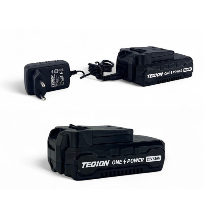 krepezhgroup product TEDION Комплект Литиево-йонна батерия 20V / 2.0Ah и Зарядно устройство image