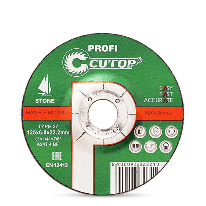 krepezhgroup product Диск за шлайфане на камък Cutop Professional image