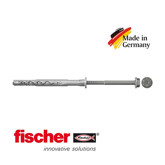 krepezhgroup product Дюбел с винт шестостенна глава TORX FISCHER SXRL 10 x 80 FUS A4 image