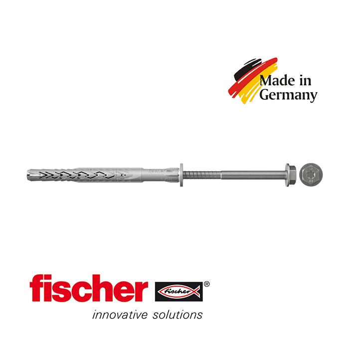 krepezhgroup product Дюбел с винт шестостенна глава TORX FISCHER SXRL FUS - А4 SXRL 14 x 260 FUS A4 image