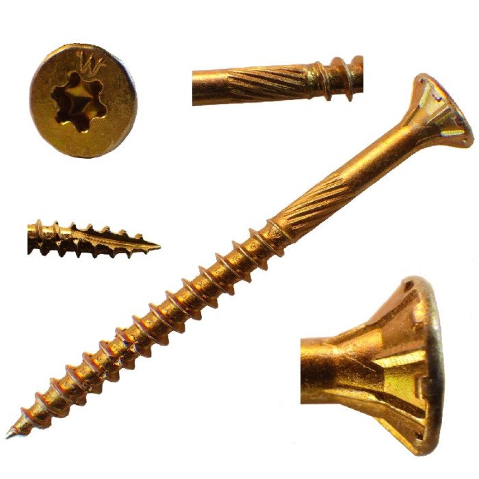 krepezhgroup product Винт за дърво торнадо M4x40 TORX 20 (500 бр.) image