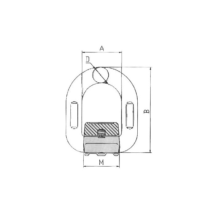 krepezhgroup product Захватна точка за заваряване 8,0 Т / Клас 8 image