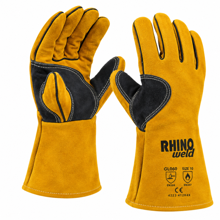 krepezhgroup product Кожени ръкавици за заварчици GL060 с Kevlar® шевове image