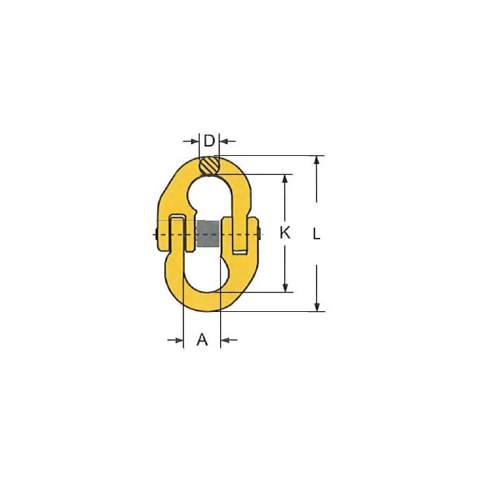 krepezhgroup product Свързващо звено 22 мм, клас 8 image