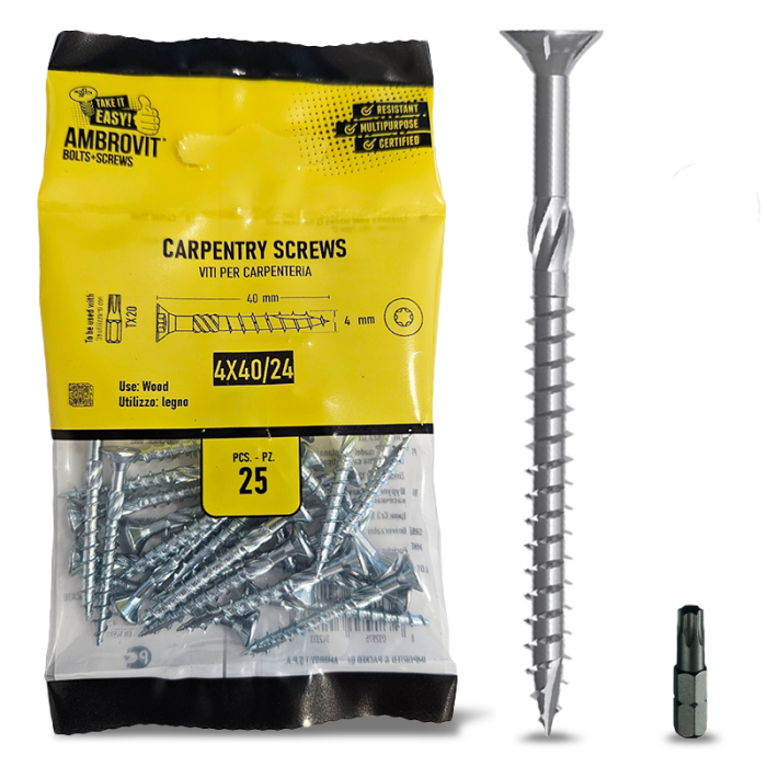 krepezhgroup product Винт за дърво торнадо M4x20 TORX 20 (25 бр.) image