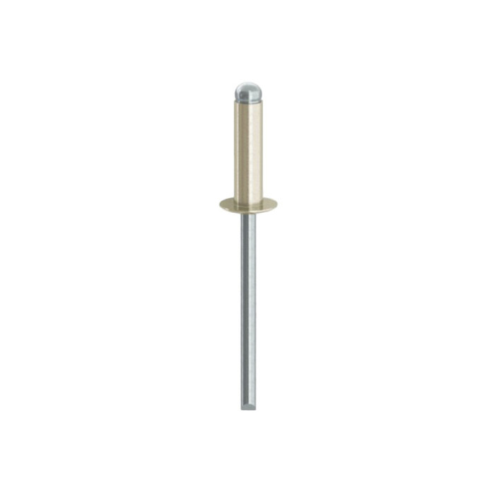 krepezhgroup product Поп-нит, DIN 7337A, Al/St,  RAL 9010 Ø 3 x 6 image