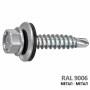 product Винт самопробивен с шайба метал-метал RAL 9006-сребърен алуминий thumb