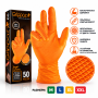 Еднократни нитрилни ръкавици GRIPPAZ® 246 A5031 – оранжеви, 50 бр.